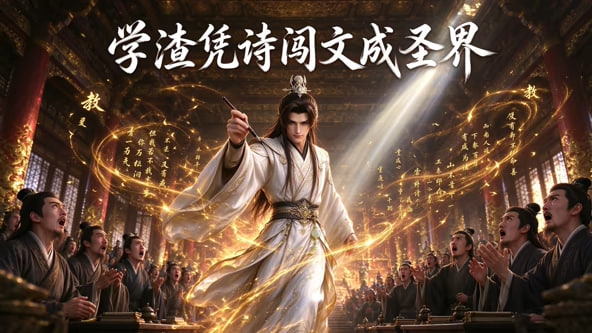 学渣凭诗闯文成圣界封面
